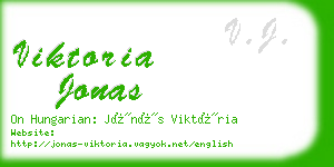 viktoria jonas business card